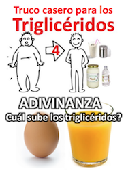 Experimento casero para bajar los triglicéridos Experimento casero para bajar los triglicéridos