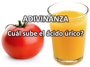 Alimentos para bajar el ácido úrico